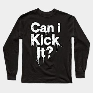 can i kick it charlie brown Long Sleeve T-Shirt